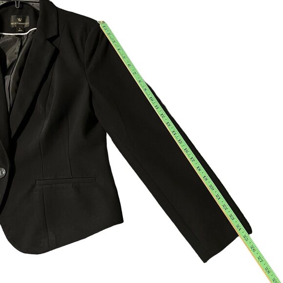 Worthington Women's Black Suit Jacket Size /L - Picture 4 of 13